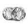 DISC.. WORK XSA 02C WHEEL 26mm CHROME/WHITE (9mm OFFSET)