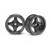 DISC.. MX60 FOUR SPOKE WHEEL GUNMETAL (3mm OFFSET/2pcs)