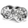 DISC.. RINGZ WHEEL SHINY CHROME (83X56MM/2PCS)