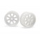 DISC.. MX60 EIGHT SPOKE WHEEL WHITE (0mm OFFSET/2pcs)