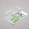 DISC.. Light Weight Body & Wing Clear, w/Stickers: 22 4.0