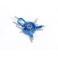 DISC.. Metal Swash v2 w/ Steel Ball Links & Rear AR Pin-Blue (MCPX)