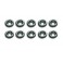DISC..  RONDELLES CUVETTE ALU 4mm (10 p)