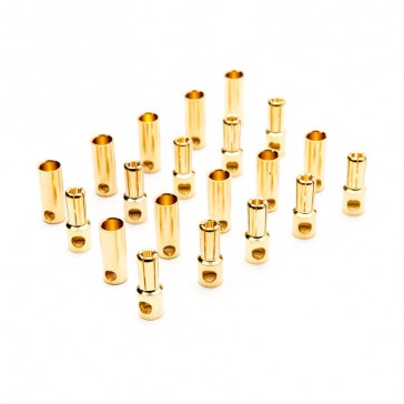 Gold Bullet Connector Set, 5.5mm (10)