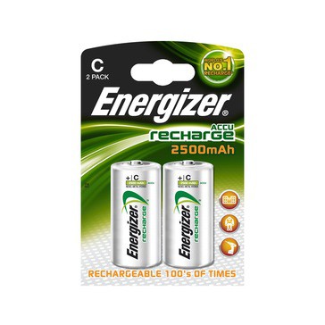 2 Accus C Energizer 2500 mha