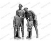 WWII French Tank Crew (4) 1/35