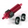 1/8TH EXHAUST GAS COOLER RED w/MOUNTS