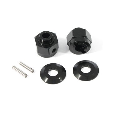 AXIAL HEX WHEEL HUB FOR WRAITH (2) / 3mm WIDER