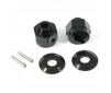 AXIAL HEX WHEEL HUB FOR WRAITH (2) / 3mm WIDER