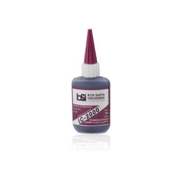 IC-2000 Black Rubber Toughened Cyanoacrylate 28g (1 oz)