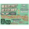 DISC.. Planche de stickers Hobbytech BXR.MT