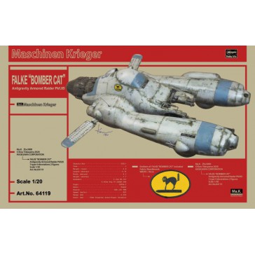 1/20 PKF 85 FALKE BOMBER CAT MIT AUFNÄHER