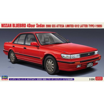 1/24 NISSAN BLUEBIRD 4-DOOR SEDAN 2000 SSS ATESSA 1989 20497