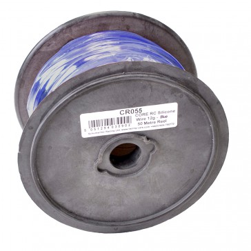 CORE RC Silicone Wire 12AWG - Blue 50 Metre Reel