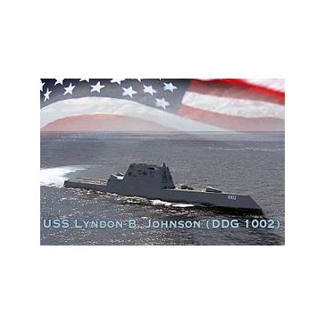 1/700 U.S.S. LYNDON B. JOHNSON DDG-1002 (1/21) *