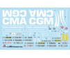 40' CONTAINER TRAILER CMA CGM 1/24