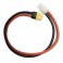 Yellow RC XT60 female to Tamiya Charge Cable 12awg 300mm