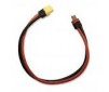 Yellow RC XT60 female to Deans Charge Cable 12awg 300mm