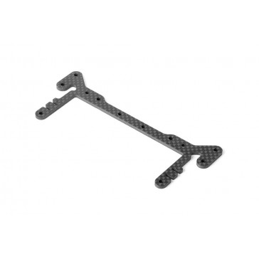 X12'21 REAR BRACE - GRAPHITE 2.5MM