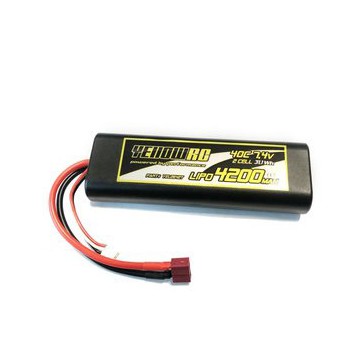 LiPo 40C 4200mAh 7.4 Round Hardcasem deans, YEL2642T