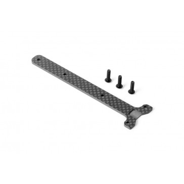 GRAPHITE CHASSIS BRACE DECK - REAR - 2.0MM