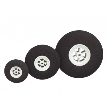 Super-light foam wheels, 55 mm, pair