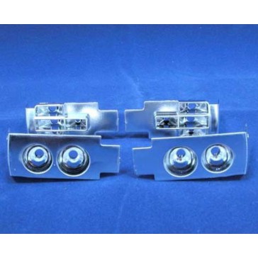 Chrome cups light set Fiat 131