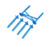 Rear Body Support and Body Posts, Blue: LMT