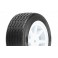 DISC.. VTA FRONT TYRES 26MM MOUNTED ON WHITE WHEELS (PR)