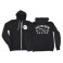 DISC.. PF BONA FIDA BLACK ZIP-UP HOODIE (S)