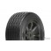 DISC.. VTA FRONT TYRES 26MM MOUNTED ON BLACK WHEELS (PR)