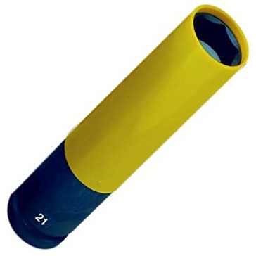 IMPACT-dopsleutel 1/2", 21 mm, 130 mm lang