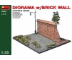 Diorama with Brick Wall 1/35
