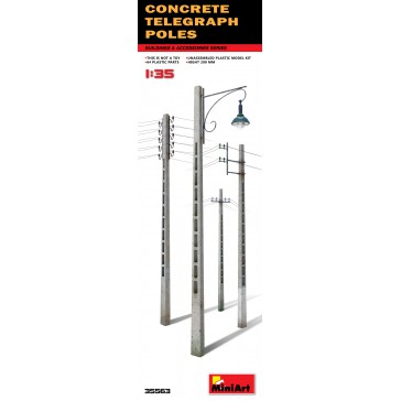 Concrete Telegraph Poles 1/35