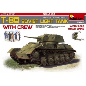 T-80 Sov.Light Tank w/Crew 1/35