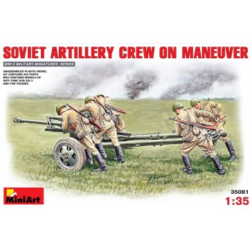 Soviet Artil Crew on Maneuver 1/35