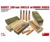 Soviet100mm Shellsw/box1/35