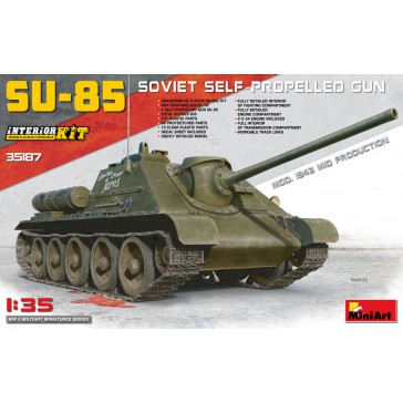 SU-85 Mod.1943 (Mid) Full Int. 1/35