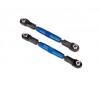 Camber links, front (TUBES blue-anodized, 7075-T6 aluminum, stronger