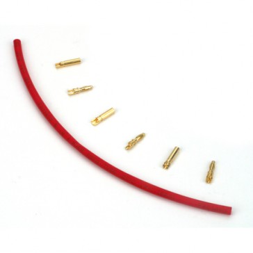 Gold Bullet Connector Set: 2mm (3)
