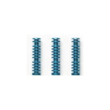 Barettes radiateur bleues (2pcs)