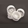 Wheel: 12 spoke 24mm - White (Pk4)