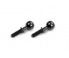 ALU PIVOT BALL 13.7 MM WITH STEEL SCREW (2)