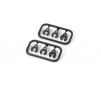 Xb8 Caster Clips (2)