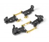 BRASS REAR LOWER 1-PIECE SUSPENSION HOLDER - REAR - RR