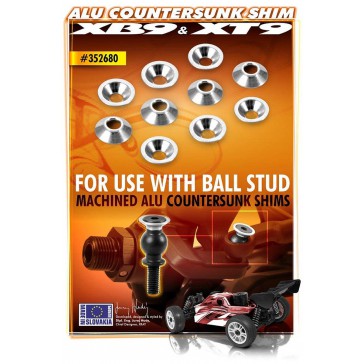 ALU COUNTERSUNK SHIM FOR BALL STUD (10)