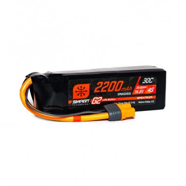 2200mAh 4S 14.8V Smart G2 LiPo 30C: IC3