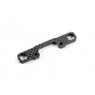 GRAPHITE REAR UPPER ARM HOLDER 3.5MM - FRONT