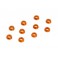 Alu Conical Shim 3X6X2.0mm - Orange (10)