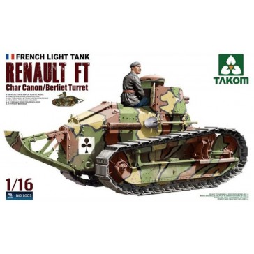 French Tank Renault FT + Berl. 1/16